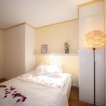 Supersentral 3-roms Med Parkering I Garasje האוגסונד